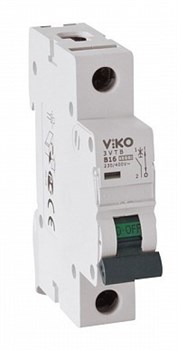 Автомат VIKO 1P 50А 3кА В-C 3VTB-1B50 611-36050 - фото 80725