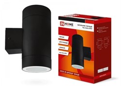 Светильник IN HOME уличный двусторонний ЦИЛИНДР-2А-GX53 2BL алюминий черный IP65 - фото 80833