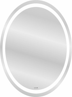 Зеркало LED 040 DESIGN 57*77 с подсветкой, антизапотевание, овальное - фото 81855