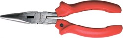 Длинногубцы MATRIX Standard 180мм, прямые шлифованные, пластмассовые рукоятки 17152 - фото 81910