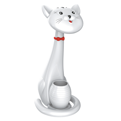 Светильник ARTSTYLE настольный TL-351 W белый, детский, КОШКА KITTY, 7Вт LED - фото 81919