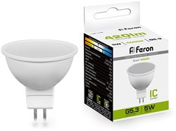 Лампа светодиодная Feron 230V G5,3 4000К 25126 - фото 82853