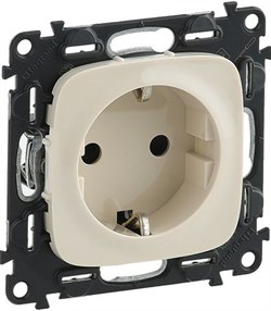 Розетка LEGRAND DIY VALENA Allure 2К+З слоновая кость 753821 - фото 83256