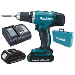 Дрель аккумуляторная MAKITA 27/42 NM 2*1,5 DDF453SYE - фото 83596