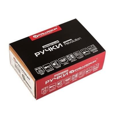 Ручка дверная PALLADIUM СITY A Oscar SN/CP никель мат.+хром - фото 8400