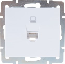 Розетка LEZARD RAIN компьютерная белая (механизм) 703-0288-139 - фото 84062