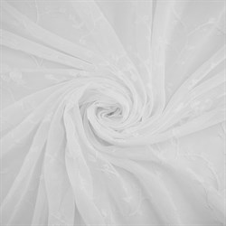 Шторы тюль с вышивкой 300*275 Цветок белый 46332 - фото 84985