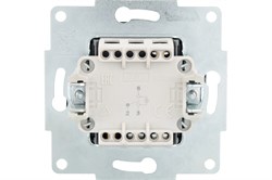 Выключатель LEZARD VESNA с подсветкой чёрный матовый 742-4288-111 (механизм) - фото 85779