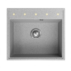 Мойка ZOX серая 510*570*200мм ZX-GM 09 - фото 86278