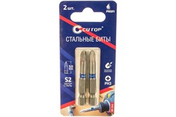 Набор FIT стальных бит CUTOP Profi PH3 50мм 2шт 83-343 - фото 86526