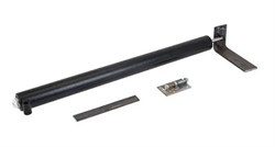 Доводчик КОС дверной пневматический Doorstop до 150кг шагрень черный - фото 86580
