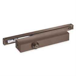 Доводчик NOTEDO дверной DC-045-155 SL+HO+DA+BC BROWN со скольз.тягой до 150 кг (6) - фото 86592
