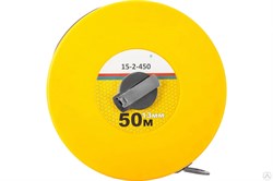 Лента мерная фиберглассовая 13мм*50м 15-2-450 - фото 86622