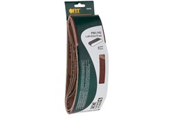 Ленты FIT шлифовальные бесконечные, водостойкие, на тканевой основе, 5шт 75*533мм Р80 39694 - фото 86633