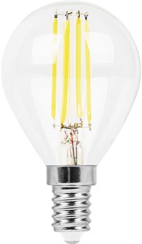 Лампа светодиодная Feron 11W 230V E14 4000К G45 LB-511, 970Lm филамент 38014 - фото 87116