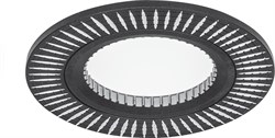 Светильник Gauss Aluminium AL014 Круг. Черный/Хром, Gu5.3 - фото 88255