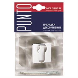Накладка PUNTO под цилиндр ET QR GR/CP-23 графит/хром - фото 88946