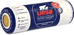Теплоизоляция URSA ТЕПЛОСТАНДАРТ 2х50х1220х5800 рулон 14,2м2 - фото 88974
