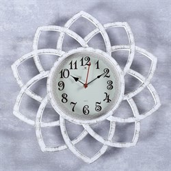 Часы настенные Интерьер Кабао белые 49,5см 4551263 - фото 89020