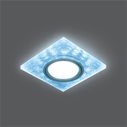 Светильник Gauss BackLight BL065 Восемь гран.Белый Серебро.Хром Gu 5.3 Led 4100 K 1/40 - фото 89267