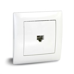 Розетка UNIT VITA RJ-45 PC, белая 280300430 - фото 91562