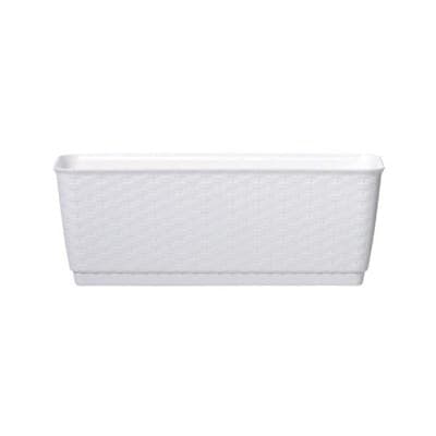 Горшок цветочный RATOLLA P белый DRL400P-S449 - фото 9331