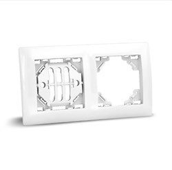 Рамка UNIT VITA 2-я, белая 280300432 - фото 93568