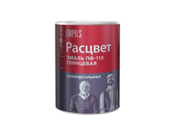 Эмаль РАСЦВЕТ ПФ-115 красная 0,9 кг - фото 93840