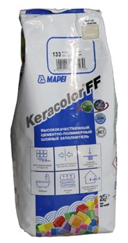 Затирка для швов MAPEI KERACOLOR FF 133 (2кг) песочный 5QA013302A - фото 94030