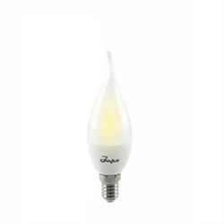 Лампа светодиодная Заря свеча C35F (C37F) 6W E14 6400K - фото 94328