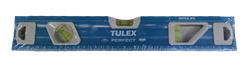 Уровень TULEX PERFECT 7012304 коробч.,усилен.,алюм.,магнитная фрезер.поверх.,3амп., 40см 7012304 - фото 95247