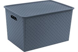 Корзинка Береста 14л 350*245*205мм с крышкой 523135 - фото 95257