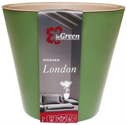 Горшок LONDON D330 для цветов 15,7л на колесиках ING6207-4 - фото 95499