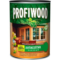 Антисептик лаковый PROFIWOOD 3 в1 алкидный, бук 2,6л/2,4кг - фото 95701