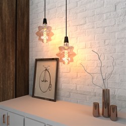Лампа GAUSS LED Filament BD180 8W 560Lm 2400К Е27 golden flexible 161802008 - фото 95712