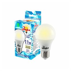 Лампа светодиодная ЗАРЯ А60 А3 11W E27 4000-4200K(эконом) - фото 95795