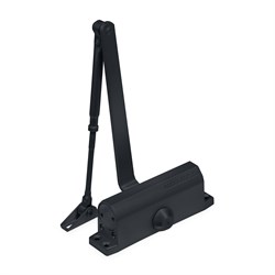Доводчик NOTEDO дверной DC-080 BLACK 60-100кг черный (10) - фото 97136
