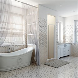 Декор LASSELSBERGER АСТРИД 20х40 кофейный 1 1041-0235 - фото 98092