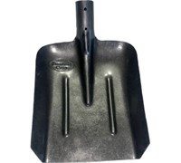 Лопата совковая прямая с ребром жесткости рельсовая сталь б/ч САД-02.05 (12)