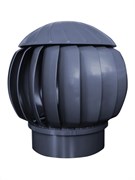 Турбина ЭРА ротационная, вентиляционная (нанодефлектор), D160, пластик, RRTV 160 Gray