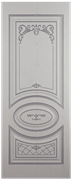 Полотно ЛЕСКОМ дверное Экшпон Новелла ясень серый/серебро глухое 90