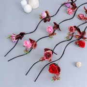 Декор Розы и ромашки 150см (фасовка 5шт, цена за 1шт) микс 3535561