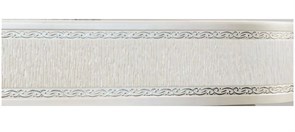 Планка декоративная Бленда Норд цвет Перламутровое серебро 70 мм (50м)
