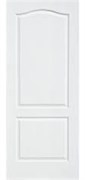 Полотно ЛЕСКОМ дверное W-2/6 глянец белый, стекло белое 200*60