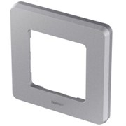 Рамка LEGRAND INSPIRIA 1 пост. алюминий 673932