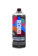 Эмаль аэрозольная DECORIX по пластику, белая матовая 520мл 0117-24 DX