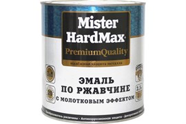 Эмаль КВИЛ с молотковым эффектом по ржавчине MISTER HARDMAX вишневая 2,5 КГ