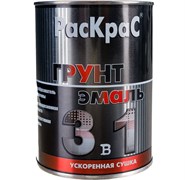 Грунт-эмаль КВИЛ Раскрас серая (бан. 0,9кг)