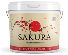 Краска SAKURA EXTRIM WASH глубоко-матовая 10кг