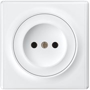 Розетка ONEKEYELECTRO Florence без заземления, винтовые контакты, белая 1Е10301300